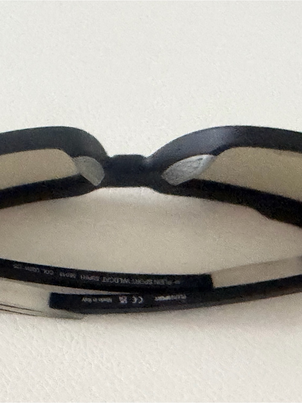 Plein Sport Black Frame Sunglasses with Reflective Lenses - Picture 7 of 8